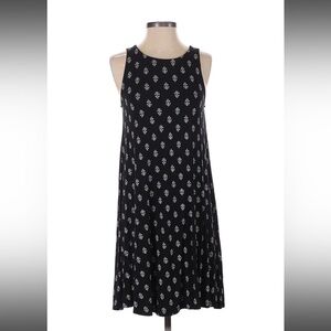 Old Navy Black And White Short Swing Sleeveless Dress